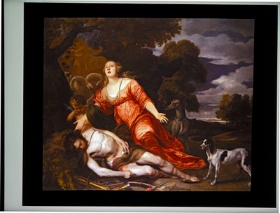 De dood van Adonis door Thomas Willeboirts Bosschaert