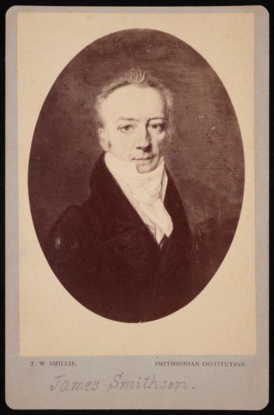 Portret van James Smithson door Thomas William Smillie