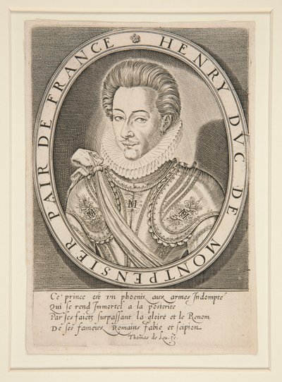 Henri de Bourbon, hertog van Montpensier door Thomas de Leu