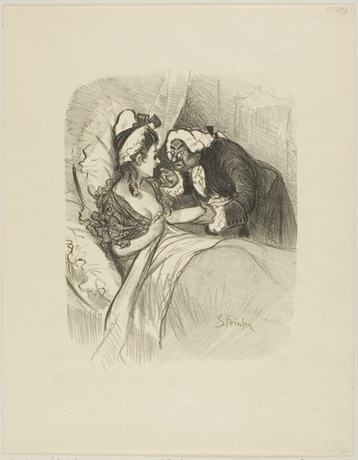 Dame Jacinthe door Théophile Alexandre Pierre Steinlen