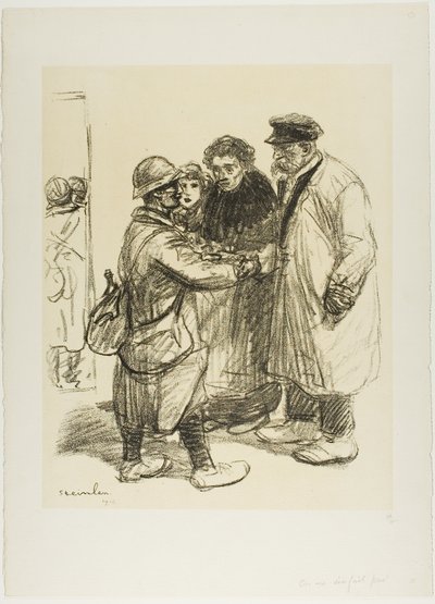 Je raakt er niet aan gewend door Théophile Alexandre Pierre Steinlen