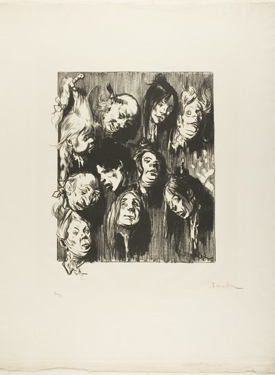 Tien moorden voor een cent door Théophile Alexandre Pierre Steinlen