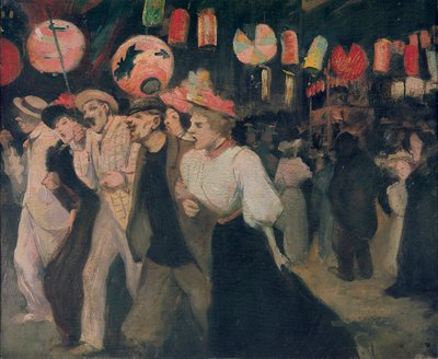 14 juli 1895 in Montmartre door Théophile Alexandre Steinlen