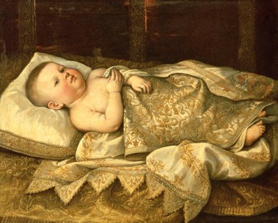 Portret van Prins Leopold de Medici als Baby door Tiberio di Tito