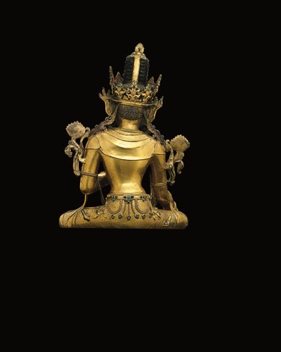 Keizerlijk figuur van Avalokiteshvara door Tibetan School