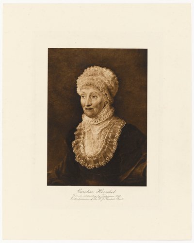 Caroline Herschel door Tielemann Tielemann