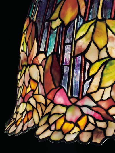 Een "Pond Lily" tafellamp, c.1903 door Tiffany Studios