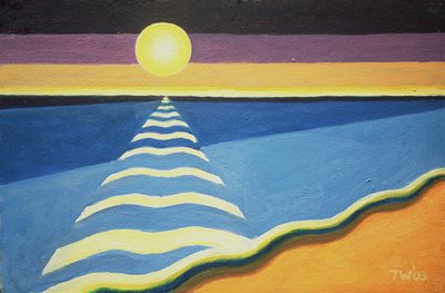 Zon, zee en zand, 2003 door Tilly Willis
