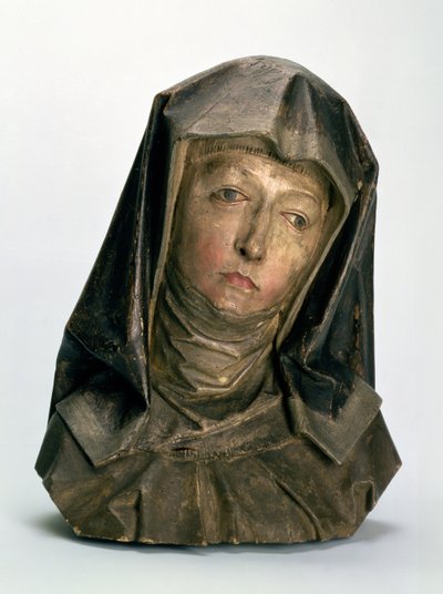 Hoofd van St. Anne, 1500-10 door Tilman Riemenschneider
