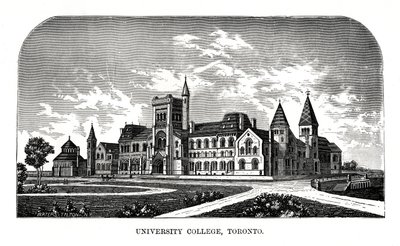University College, Toronto, Canada, 19e eeuw door Tilton Waters