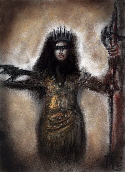 Koningin van de duistere fantasy door Tim Hoinkis
