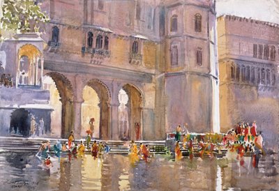 Ghats, Udaipur door Tim Scott Bolton