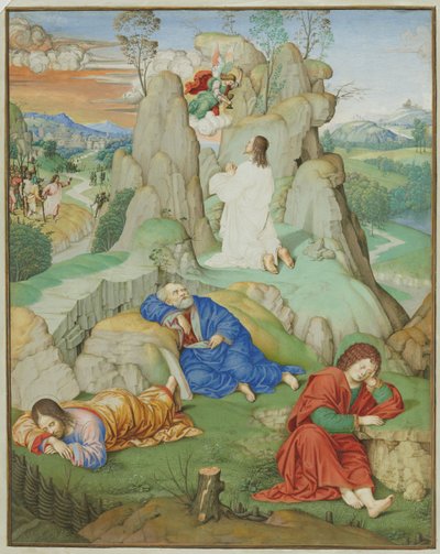 Volledige Pagina Miniatuur: De Agonie in de Tuin door Timoteo Viti
