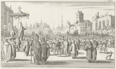 Paus Urbanus II predikt de Eerste Kruistocht door Timotheus Ten Hoorn