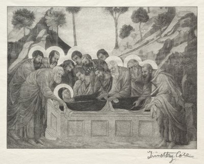 Oude Italiaanse Meesters: Begrafenis van de Maagd, 1888-1892 door Timothy Cole