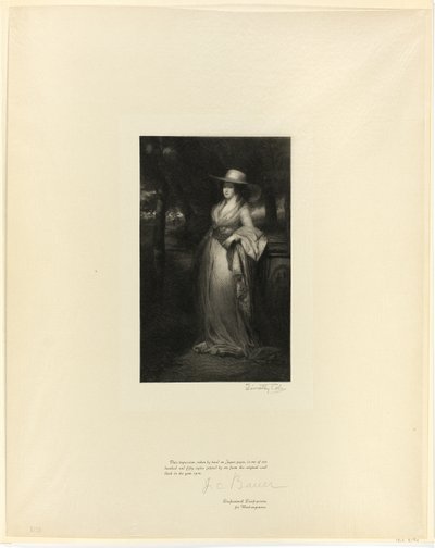 Portret van een Dame, van Oude Engelse Meesters door Timothy Cole