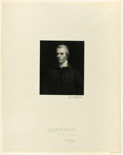 De zeer eerbiedwaardige William Pitt, uit Oude Engelse Meesters door Timothy Cole