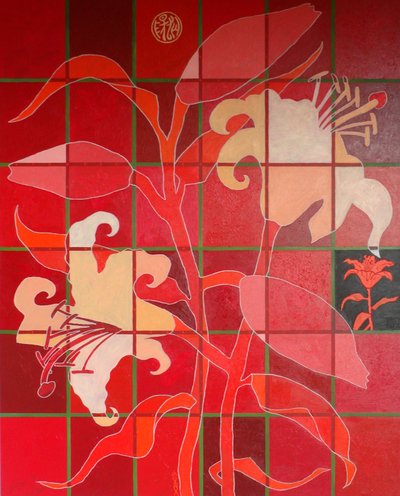 De Franse vermiljoenlelie door Timothy Nathan Joel