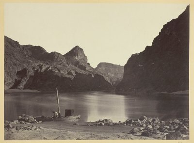 Black Cañon, Colorado River, vanuit kamp 8, kijkend naar boven door Timothy O
