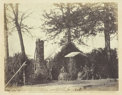 Kamparchitectuur, Brandy Station, Virginia door Timothy O