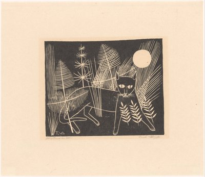 Jeroen op jacht door Tinus van Doorn (signed by artist)