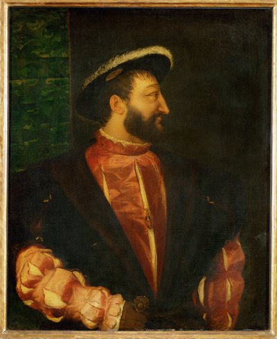 Francois I Koning van Frankrijk ... door Titian (c.1488-1576)