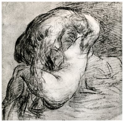 Geliefden Jupiter en Io, ca. 1560, 1937 door Tiziano Vecelli