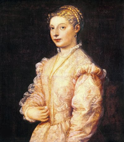 Portret van Lavinia Vecellio door Tiziano Vecelli