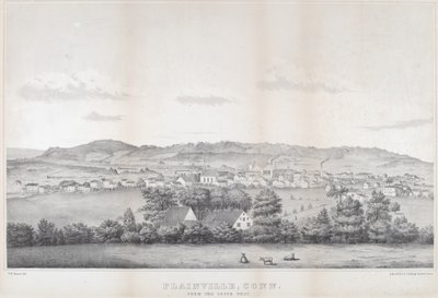 Plainville, Conn. Vanuit het Zuidwesten door Titus H. Darrow