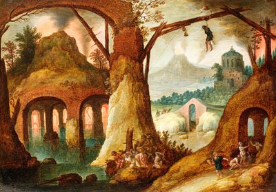Orpheus Terugkerend uit de Onderwereld door Tobias Verhaecht