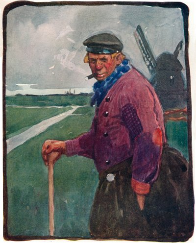 Een Volendammer, 19e eeuw 1914-1915 door Tom Browne