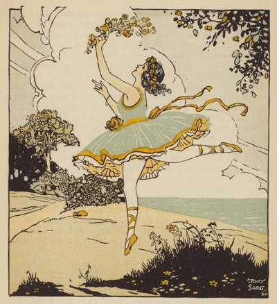 Columbine, minnares van Harlequin in de Commedia dell