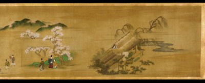 Landschappen van de vier seizoenen, Edo-periode, 17e eeuw door Tosa Mitsuoki