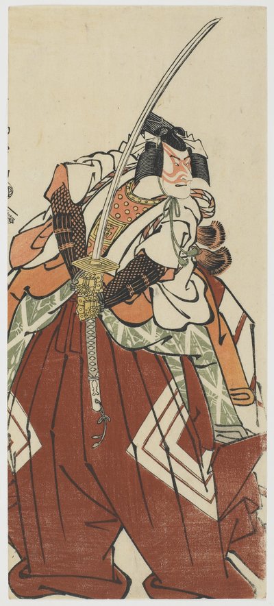 Ichikawa Komazo III als Shinozuka Goro, 1794 door Toshusai Sharaku