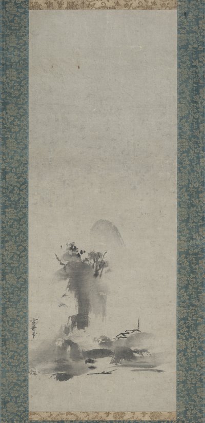Haboku, Gespatte Inkt Landschap door Toyo Sesshu