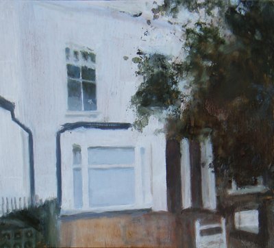 Een plek om te wonen 12, 2011 (olieverf op multiplex) door Trevor Burgess