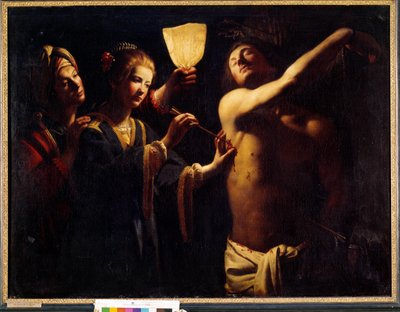 Sint Sebastiaan geneest door Sint Irene door Trophime Bigot