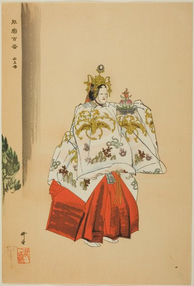 Seio-bo, uit de serie "One Hundred No Dramas (Nogaku hyakuban)". door Tsukioka Kogyo
