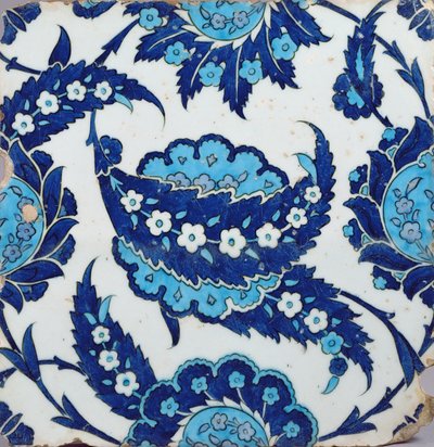 Tegel, Iznik, Turks, 1540-50 door Turkish School
