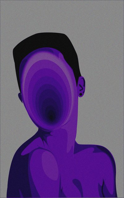 Abstract Purple Void door UMUUNTU
