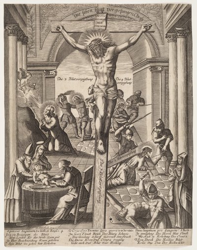 De zeven bloedingen van Christus door Ubekendt