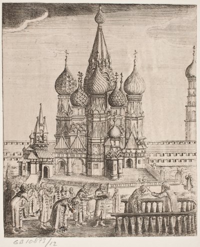 Vasili-kathedraal in Moskou door Ubekendt