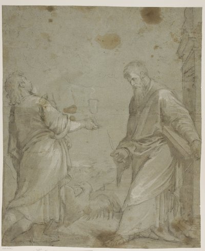 Heiligen Johannes de Evangelist en Bartholomeüs uit Jacopo Bassano