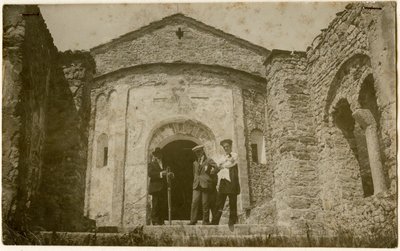 Abdij van San Pietro al Monte, Civate, Lombardije, Italië, foto door Ugo Monneret de Villard, circa 1910 door Ugo Monneret de Villard