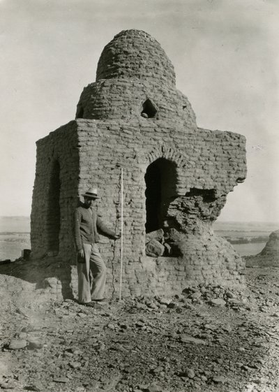 Grote graftombe, necropolis, Qasr Ibrim, Egypte, foto door Ugo Monneret de Villard door Ugo Monneret de Villard
