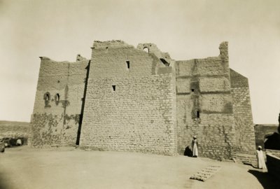 Klooster van St Simeon, Aswan, Egypte, foto door Ugo Monneret de Villard door Ugo Monneret de Villard