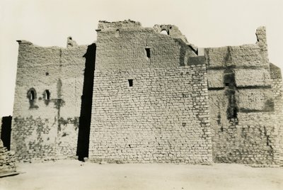 Klooster van St Simeon, Aswan, Egypte, foto door Ugo Monneret de Villard door Ugo Monneret de Villard