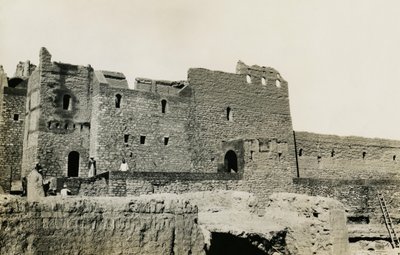 Klooster van St Simeon na de restauratie, Aswan, Egypte, foto door Ugo Monneret de Villard door Ugo Monneret de Villard