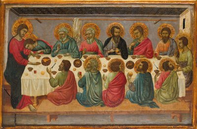 Het Laatste Avondmaal, ca. 1325-30 door Ugolino da Siena