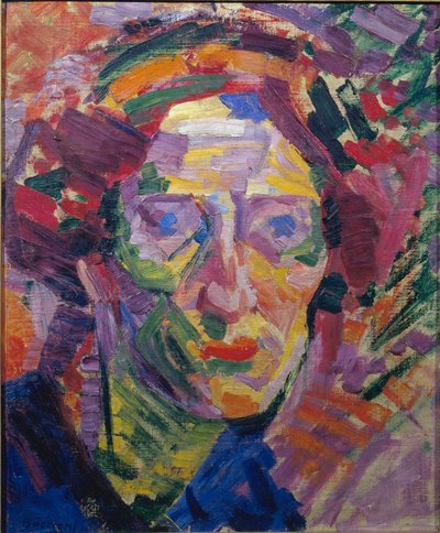 Futurisme: Portret van een vrouw of Portret van gravin Casanova door Umberto Boccioni